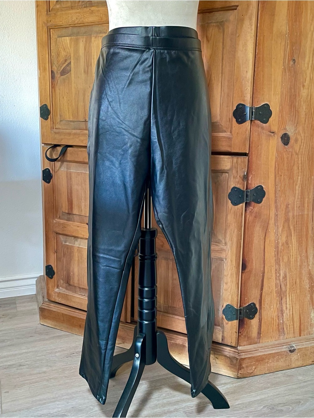 Wild Fable Black Faux Leather Leggings